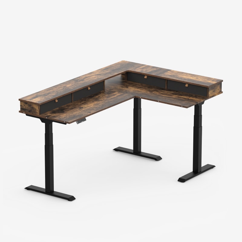 Pro L-Shaped Standing Desk (E7L)
